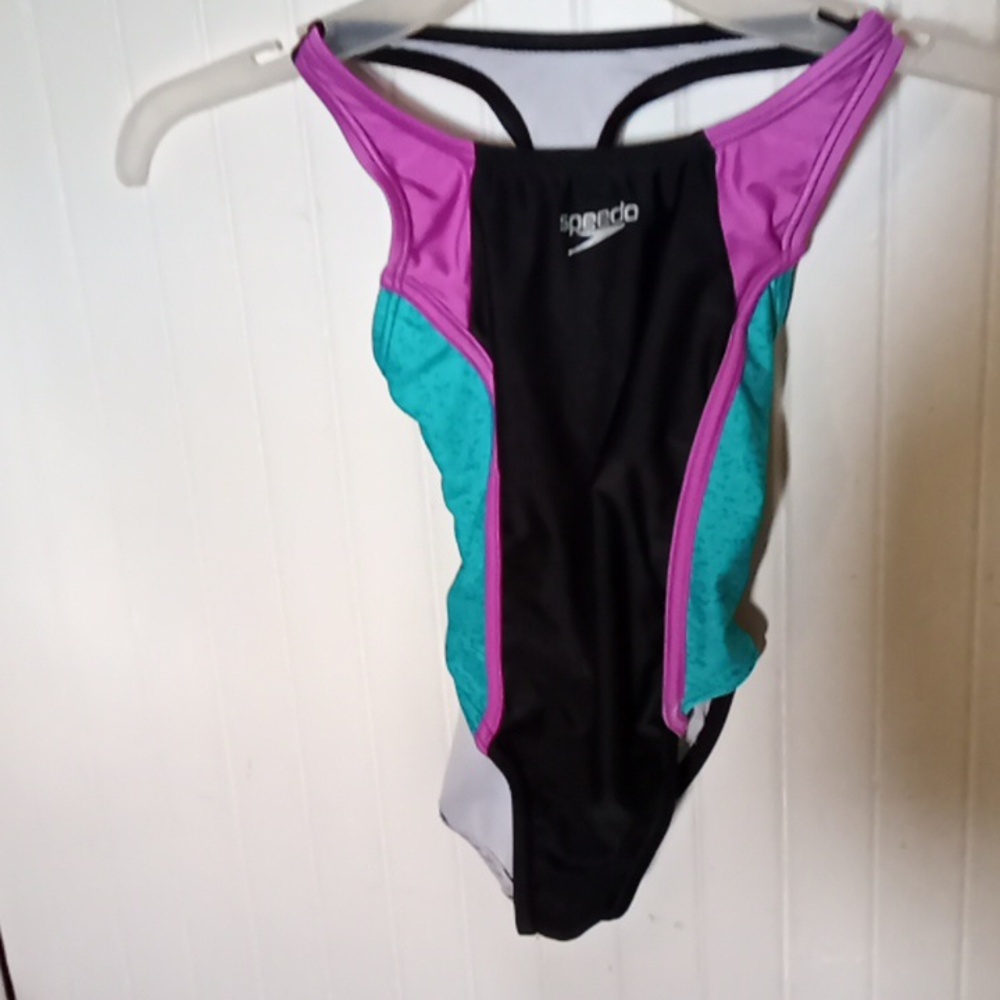 Girls Speedo one piece swimsuit bathing suit Size XS.